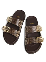 Karung Snakeskin Sandals