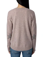 Vivi Cashmere Star Patch Sweater