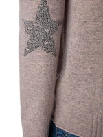 Vivi Cashmere Star Patch Sweater