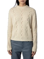 Morley Cable-Knit Merino Wool Sweater