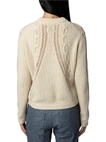 Morley Cable-Knit Merino Wool Sweater