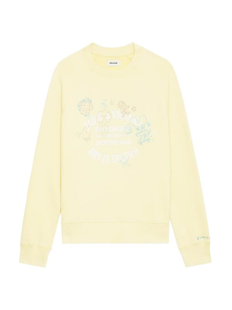 Logo Embroidered Crewneck Sweatshirt