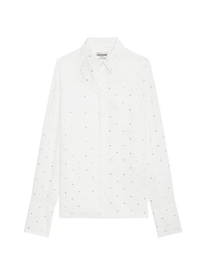 Tyrone Silk Embellished Shirt