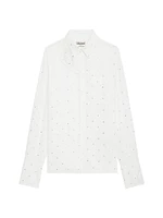 Tyrone Silk Embellished Shirt