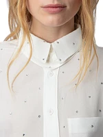 Tyrone Silk Embellished Shirt