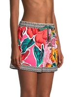 Fiorever Watts High-Rise Floral Shorts