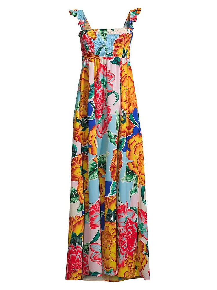 Fiorever Leandra Floral Maxi Dress