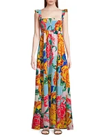 Fiorever Leandra Floral Maxi Dress