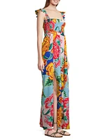 Fiorever Leandra Floral Maxi Dress