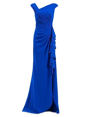 Gathered & Ruffled Gown