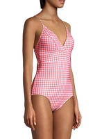 Sconset Gingham One-Piece Swimsuit