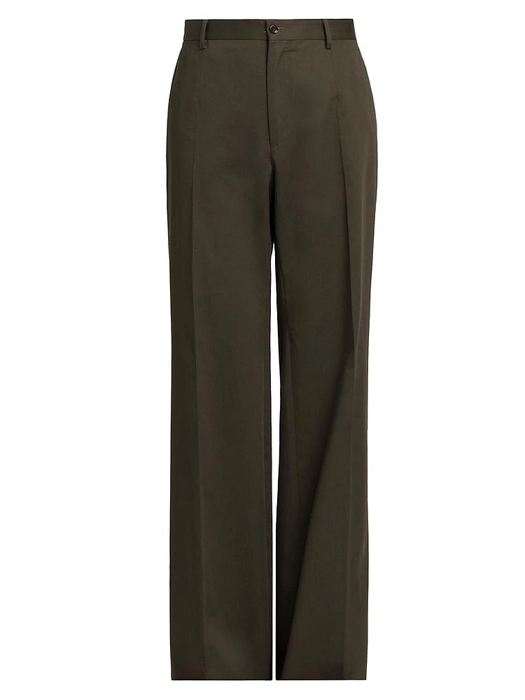 Cotton Flared Pants