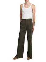 Cotton Flared Pants