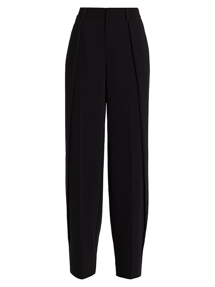 Becca Pleated Wide-Leg Pants