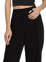 Becca Pleated Wide-Leg Pants