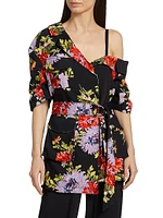 Katie Floral Wrap Jacket