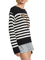 Paris Love Stripe Sweater