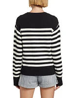 Paris Love Stripe Sweater