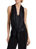 Louella Silk Scarf Top