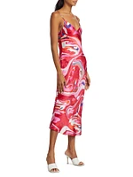 Seridie Swirl Silk Slipdress