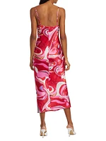 Seridie Swirl Silk Slipdress