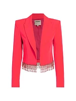 Jen Crystal Cropped Blazer