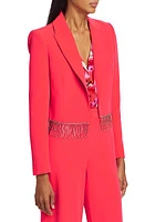 Jen Crystal Cropped Blazer