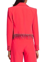 Jen Crystal Cropped Blazer