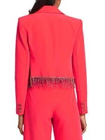 Jen Crystal Cropped Blazer