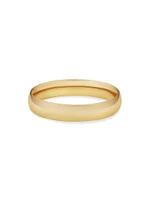 14K Yellow Gold Forever Band Bold Ring