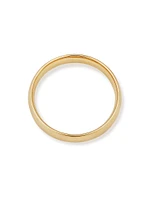 14K Yellow Gold Forever Band Bold Ring