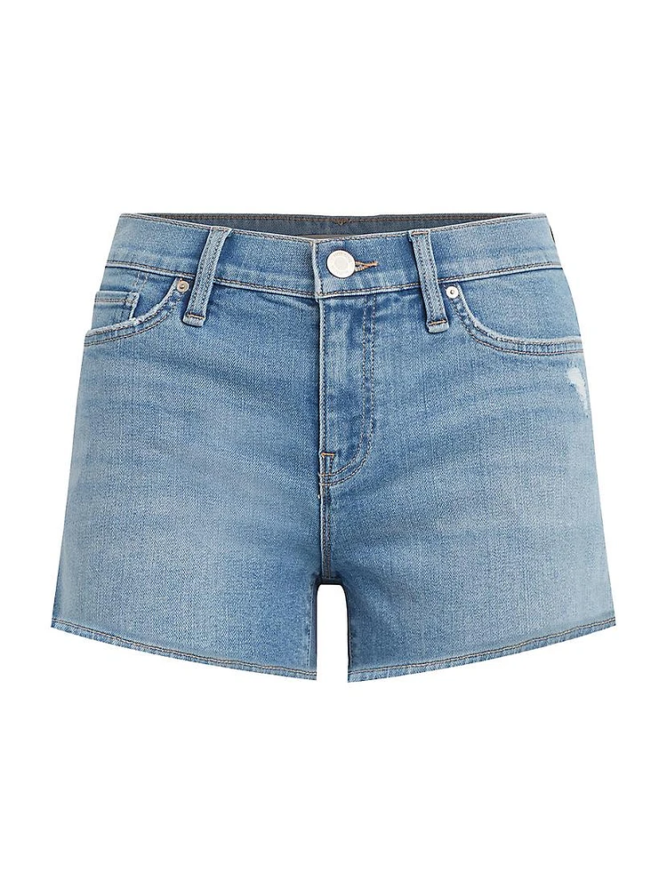 Gemma Mid-Rise Denim Shorts