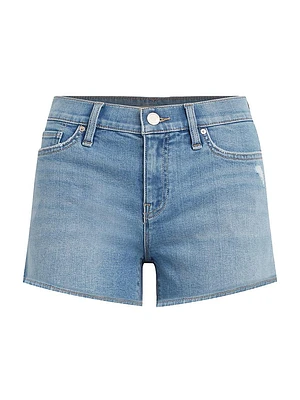 Gemma Mid-Rise Denim Shorts