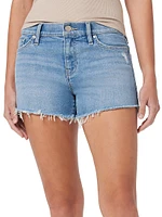 Gemma Mid-Rise Denim Shorts