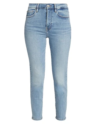 Le High Skinny Cropped Jeans