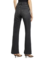 Le Slim High-Rise Stretch Wide-Leg Jeans