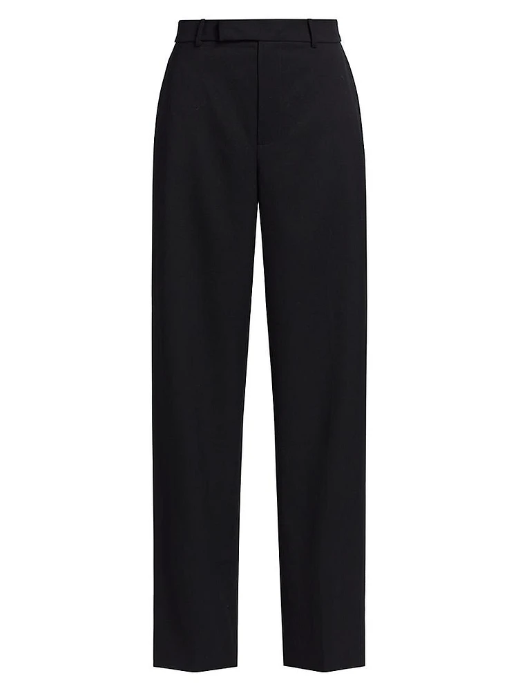 Wool-Blend Pajama Trousers