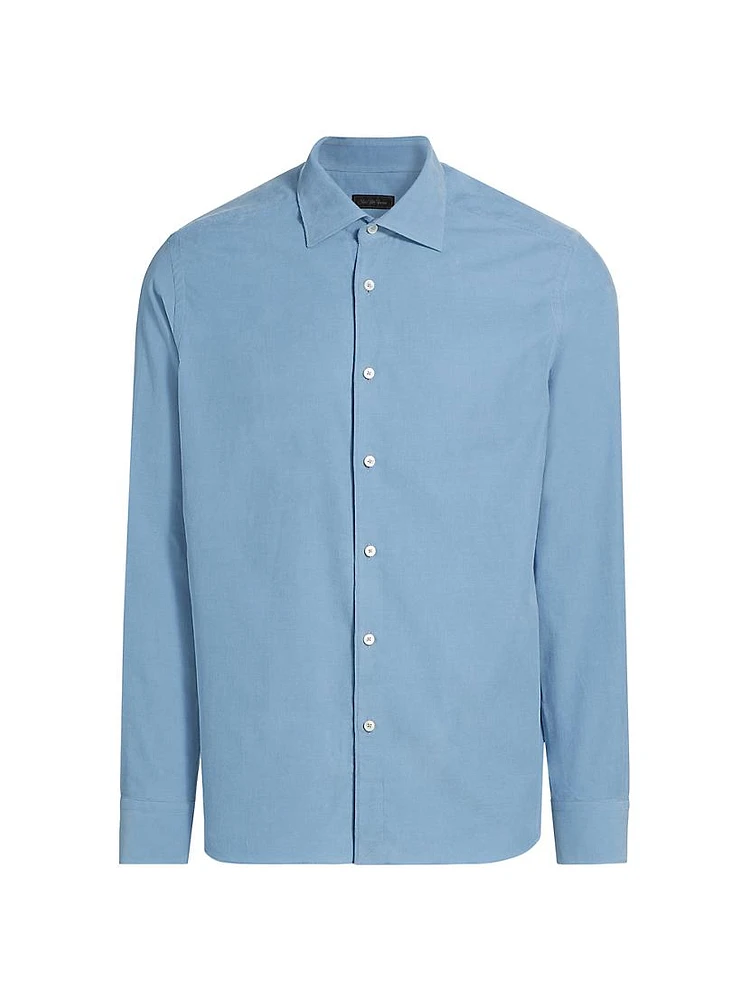 COLLECTION Corduroy Long-Sleeve Woven Shirt