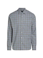 COLLECTION Plaid Long-Sleeve Woven Shirt