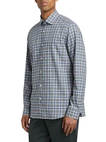 COLLECTION Plaid Long-Sleeve Woven Shirt