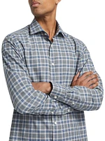 COLLECTION Plaid Long-Sleeve Woven Shirt