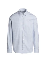 COLLECTION Check Cotton Long-Sleeve Shirt