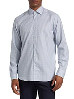 COLLECTION Check Cotton Long-Sleeve Shirt