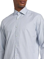 COLLECTION Check Cotton Long-Sleeve Shirt