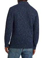 COLLECTION Twisted Yarn Quarter-Zip Sweater