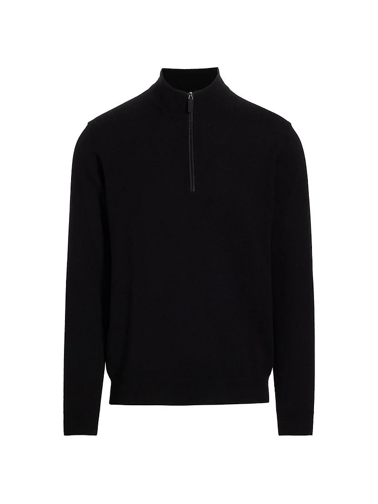 COLLECTION Cashmere Quarter-Zip Sweater