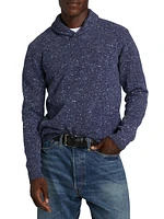 COLLECTION Donegal Shawl Collar Sweater