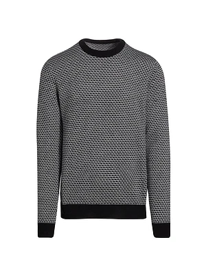 COLLECTION Mini Jacquard Crewneck Sweater