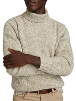 COLLECTION Melange Turtleneck Sweater