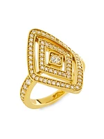 Diamante 18K Yellow Gold & 0.85 TCW Diamond Ring